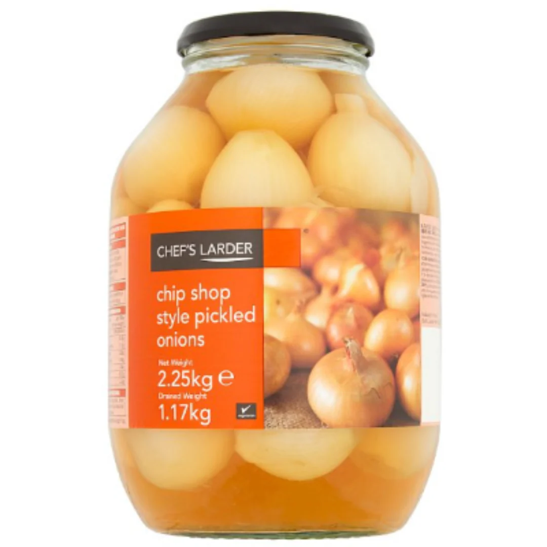 Chef's Larder Chip Shop Style Pickled Onions 2250g x 2
