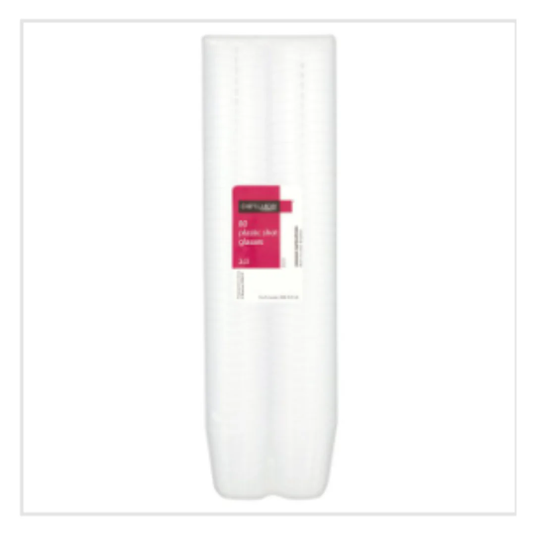 Chef's Larder 80 Plastic Shot Glasses 2cl | Approx 80 per Case| Case of 1