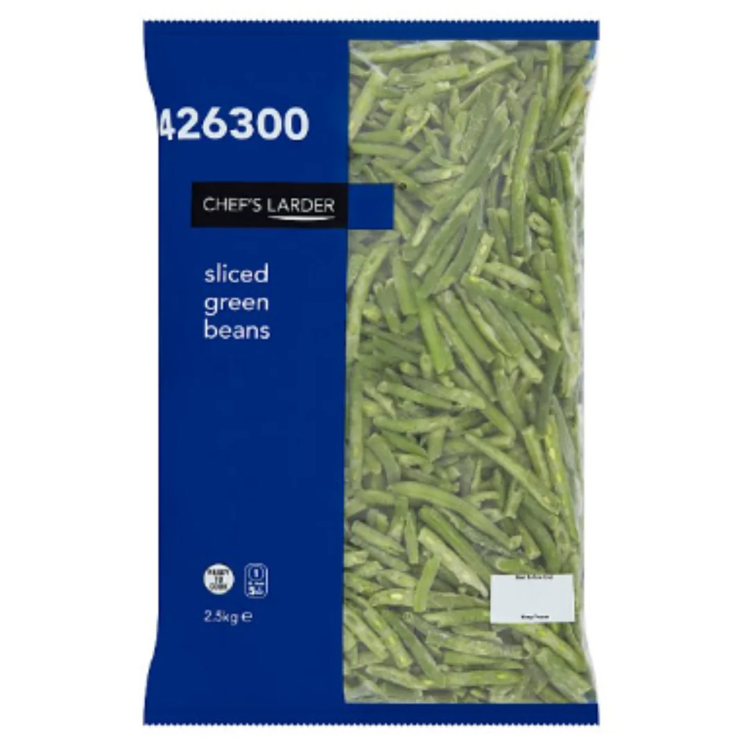 Chef's Larder Sliced Green Beans 2.5kg x 1 Pack