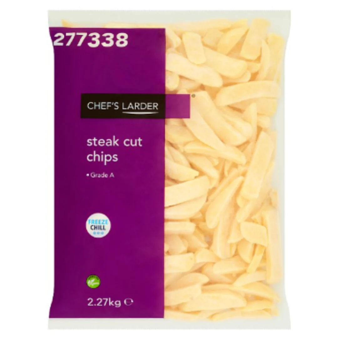 Chef's Larder Steak Cut Chips 2.27kg x 1 Pack