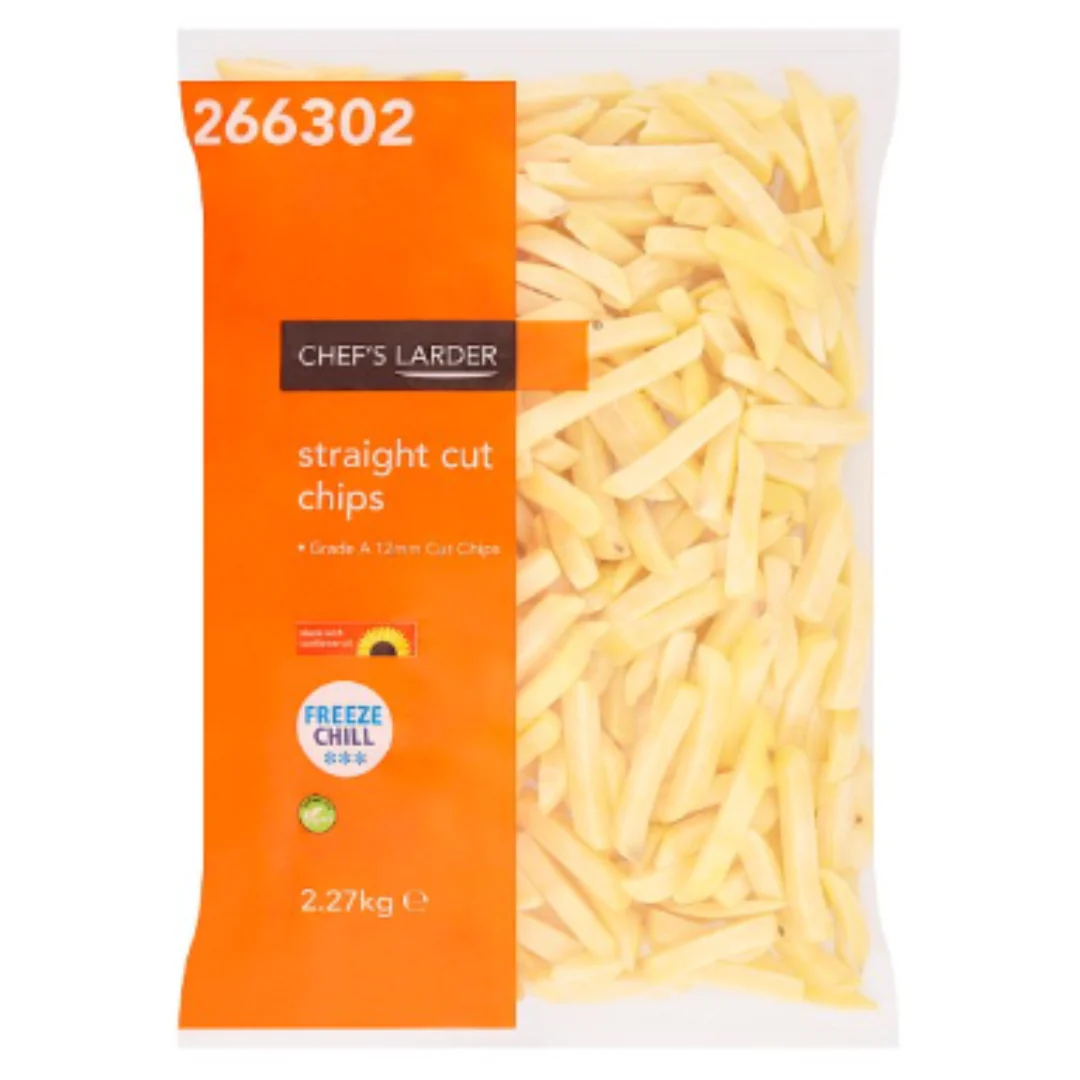 Chef's Larder Straight Cut Chips 2.27kg x 6 Packs