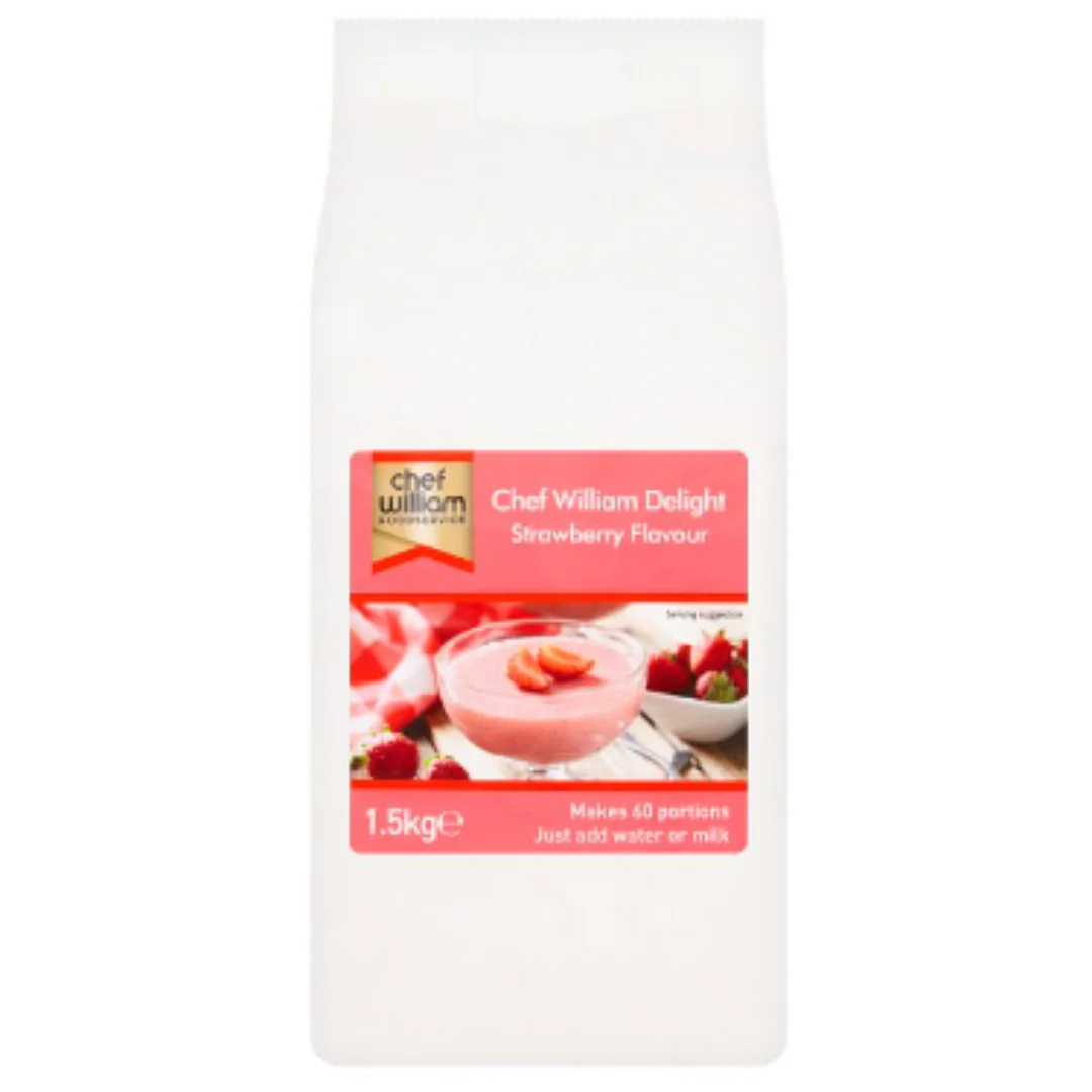 Chef William Delight Strawberry Flavour 1500g x 1