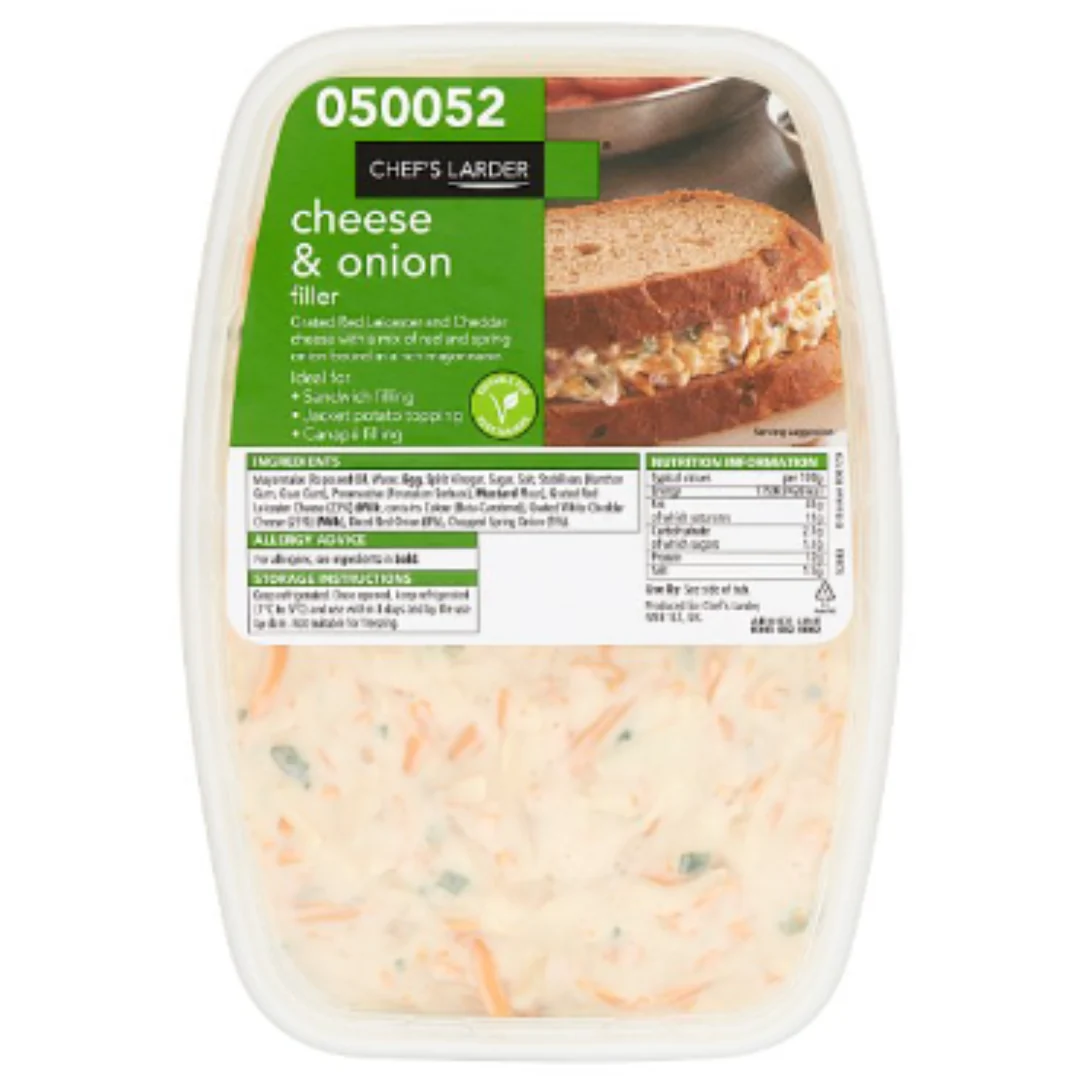 Chef's Larder Cheese & Onion Filler 1kg x 1