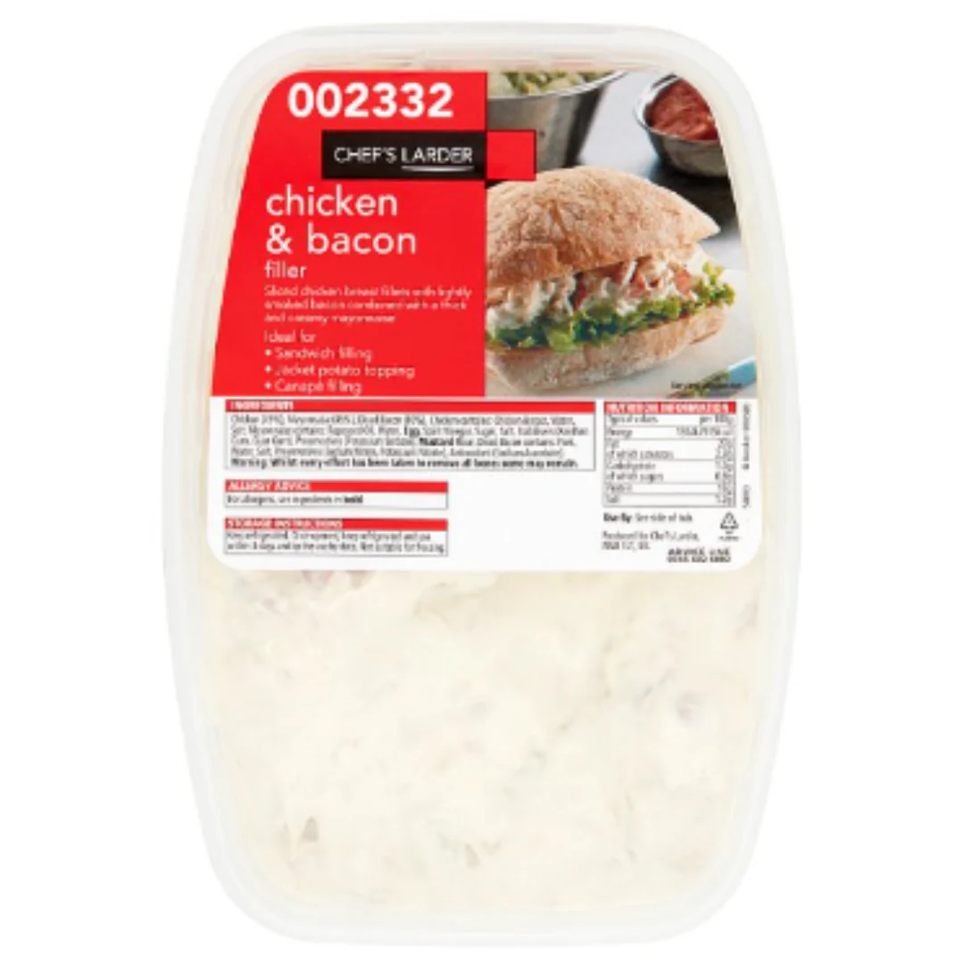 Chef's Larder Chicken & Bacon Filler 1kg x 1