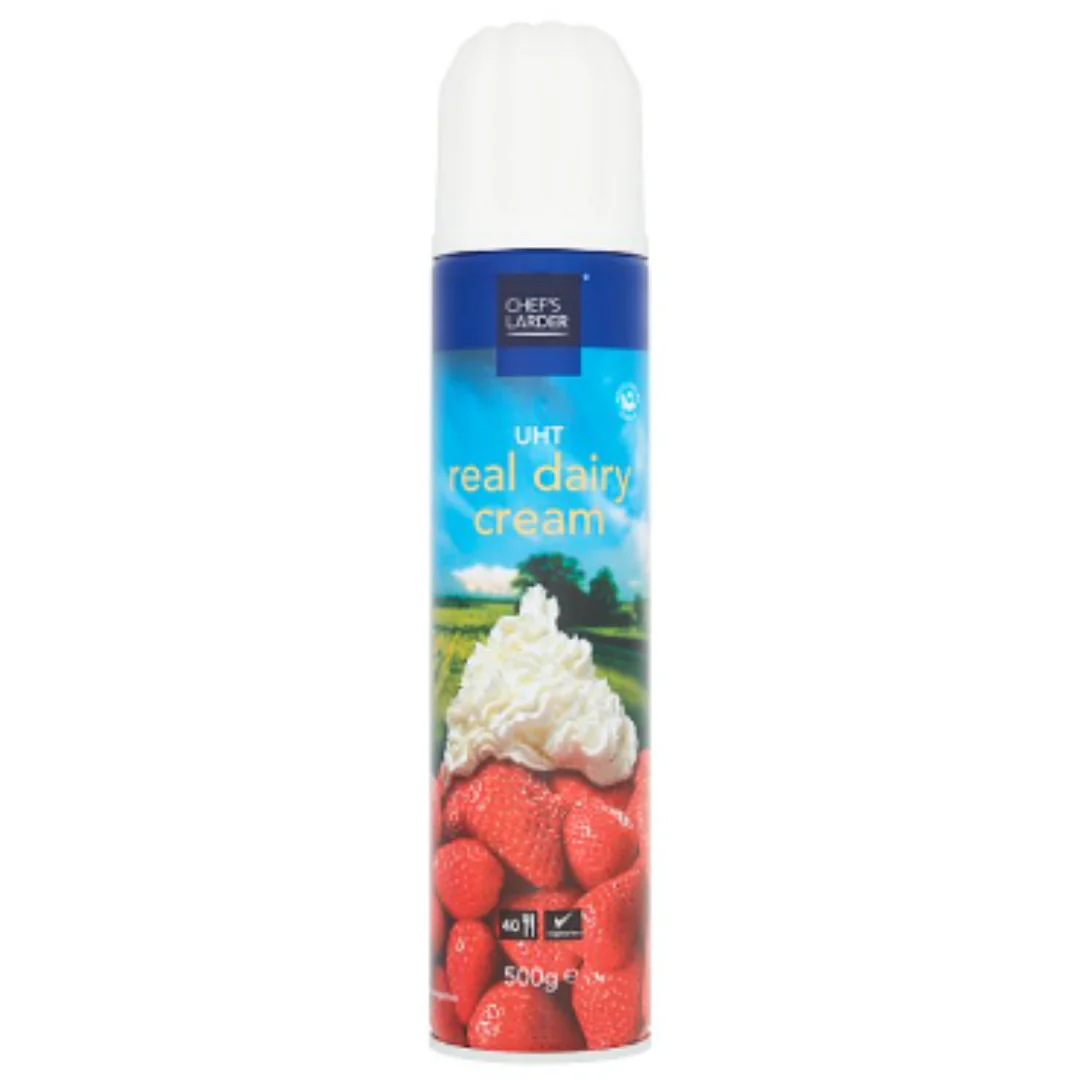 Chef's Larder UHT Real Dairy Cream 500g x 6