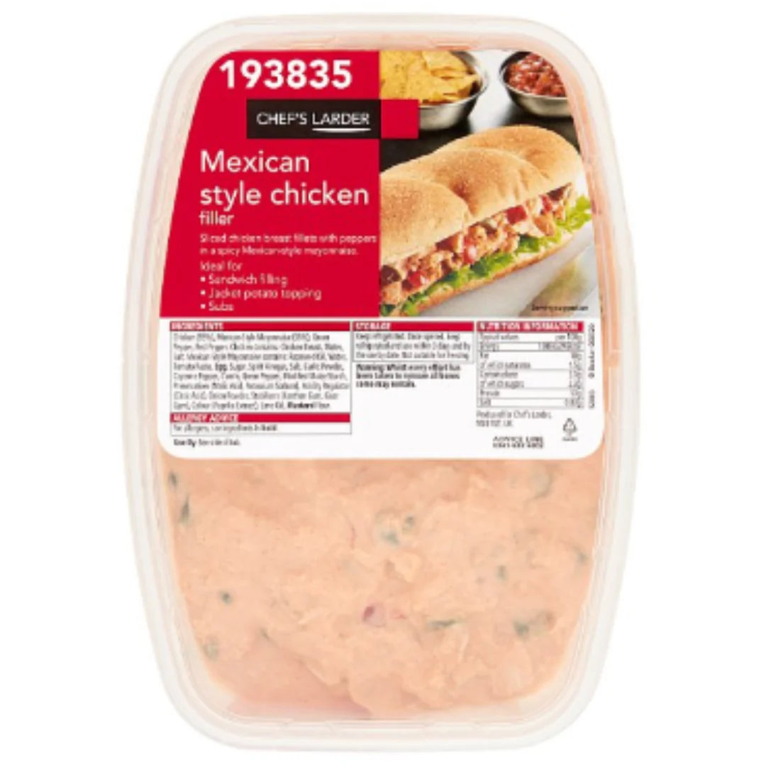 Chef's Larder Mexican Style Chicken Filler 1kg x 1