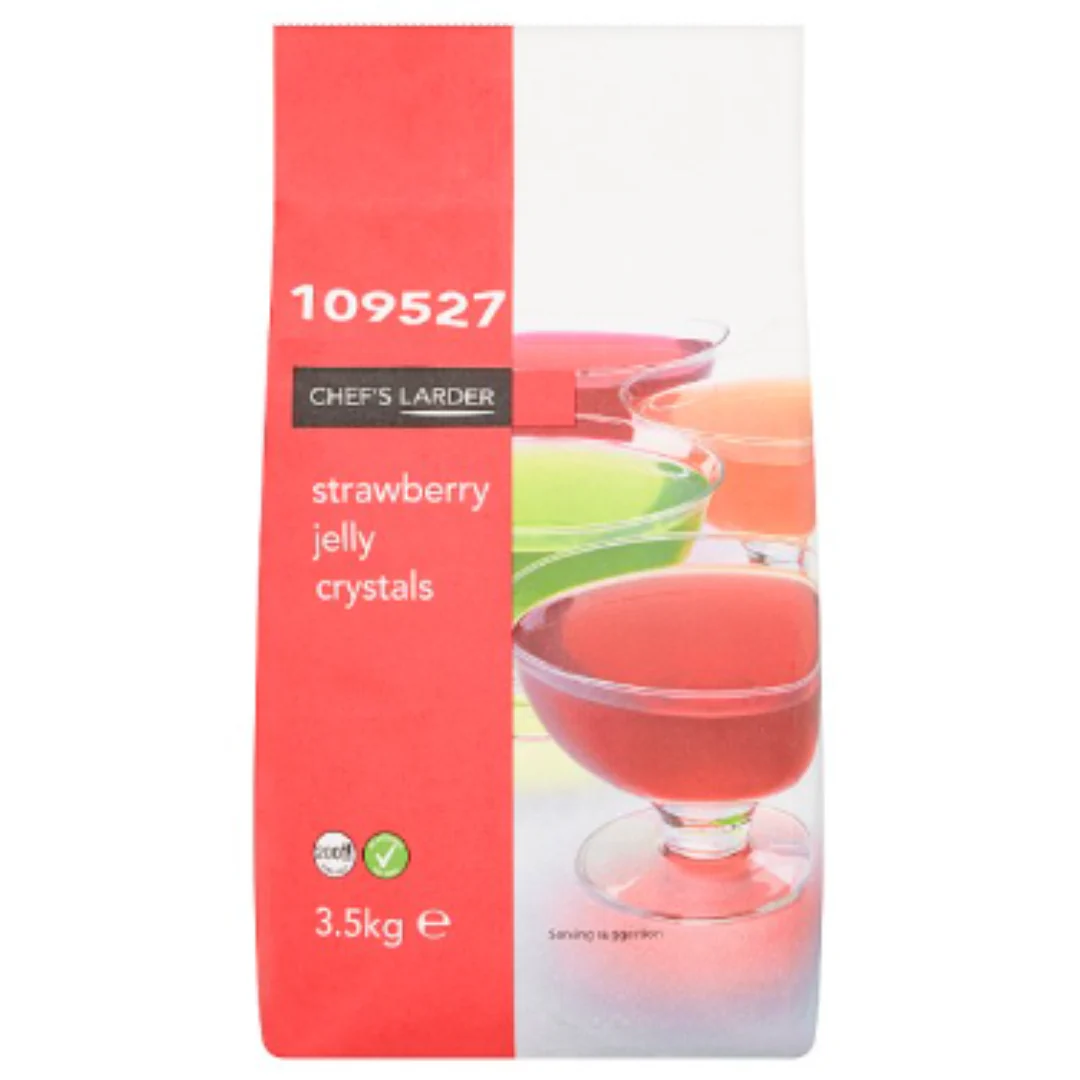 Chef's Larder Strawberry Jelly Crystals 3500g x 4