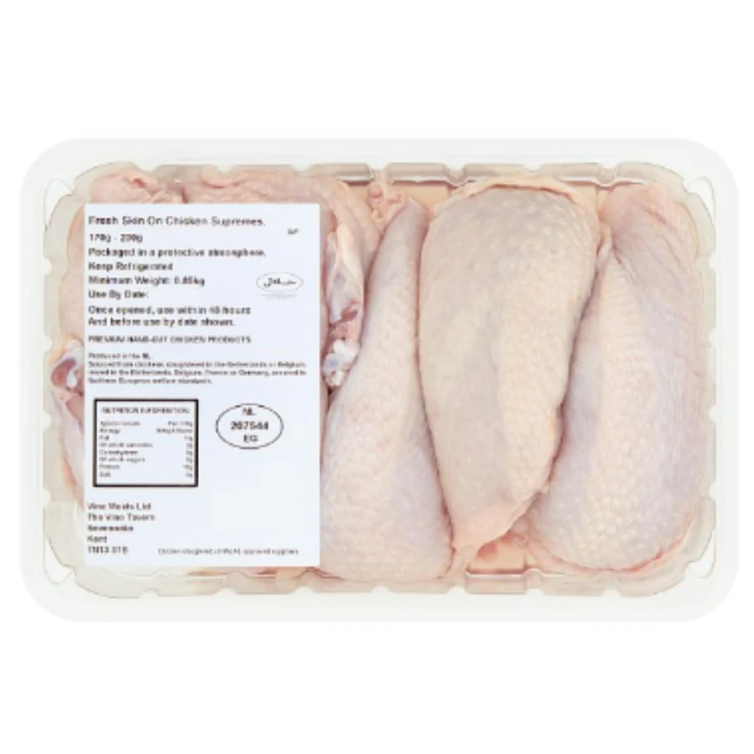 Fresh Skin On Chicken Supremes 0.85kg x 1 Pack