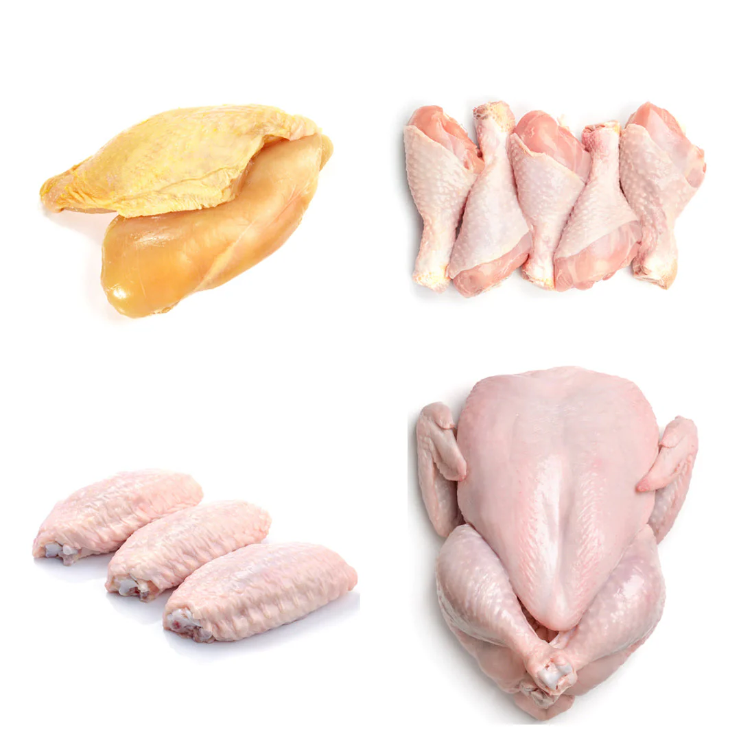Poultry Perfection Box | 4 Ingredients | Chicken Breast Fillet | Chicken Drumstick | Chicken Wings |Whole Plain Chicken