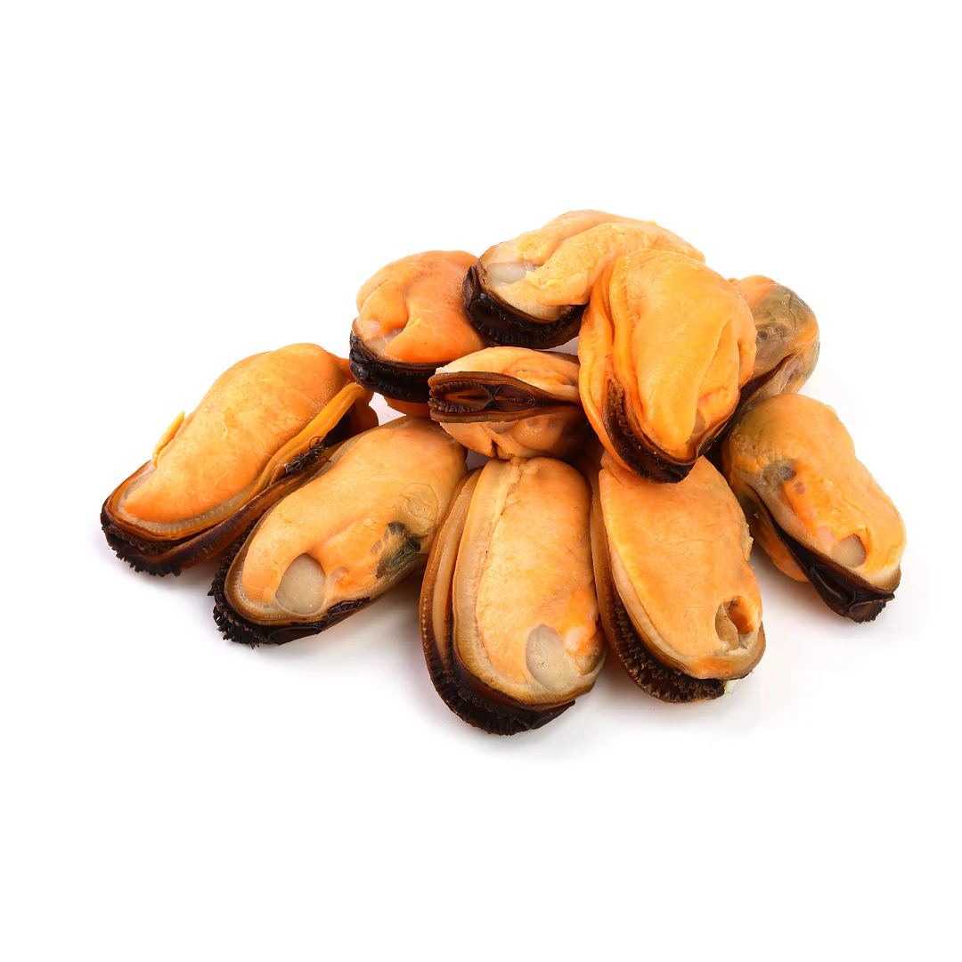 Frozen Cooked Chilean Mussel Meat 1kg x 10 Packs