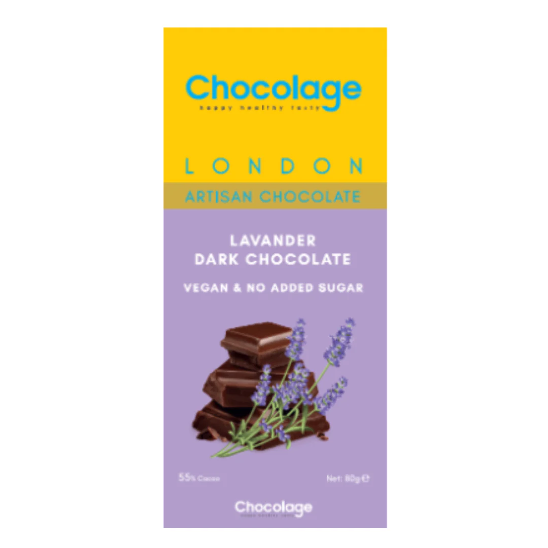 Chocolage Lavender Vegan Dark Chocolate 80gr