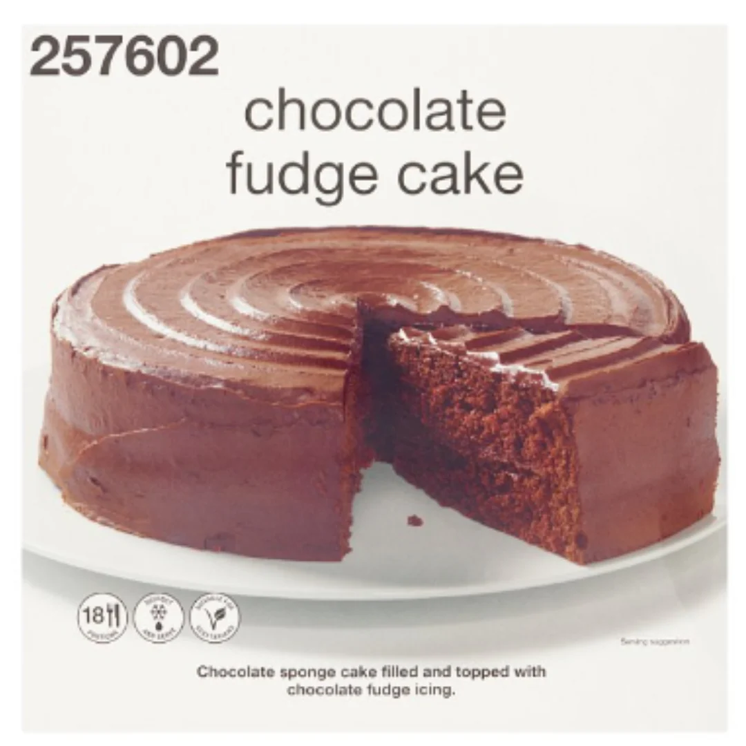 Chocolate Fudge Cake 1kg x 10 Packs