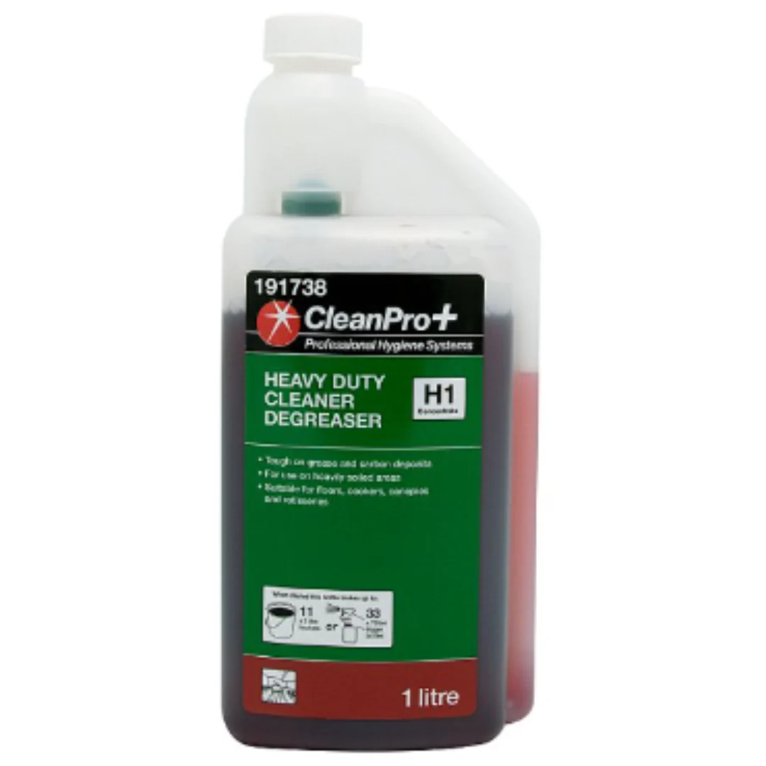 CleanPro+ Heavy Duty Cleaner Degreaser H1 Concentrate 1 Litre x 1