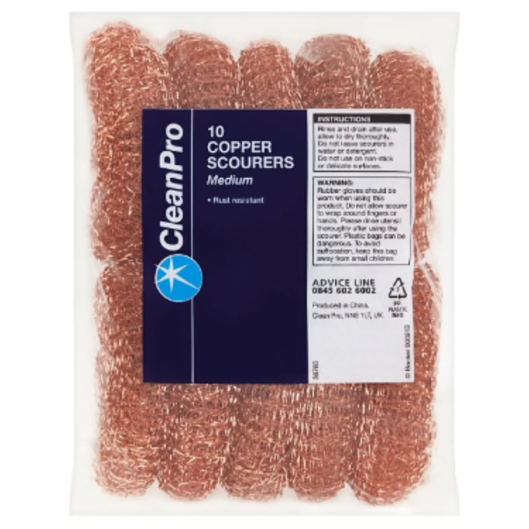 CleanPro 10 Copper Scourers Medium x Case of 18