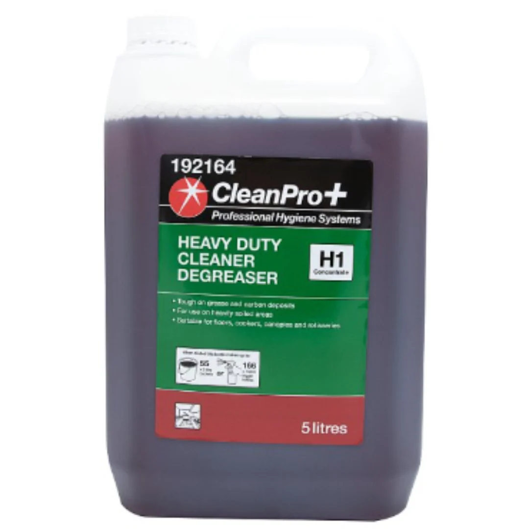 CleanPro+ Heavy Duty Cleaner Degreaser H1 Concentrate 5 Litres x 1