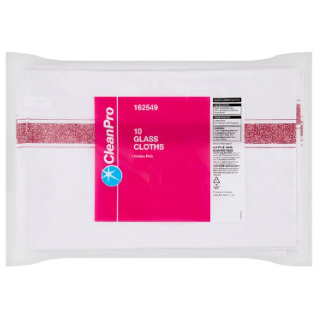 CleanPro 10 Glass Cloths x Case of 1