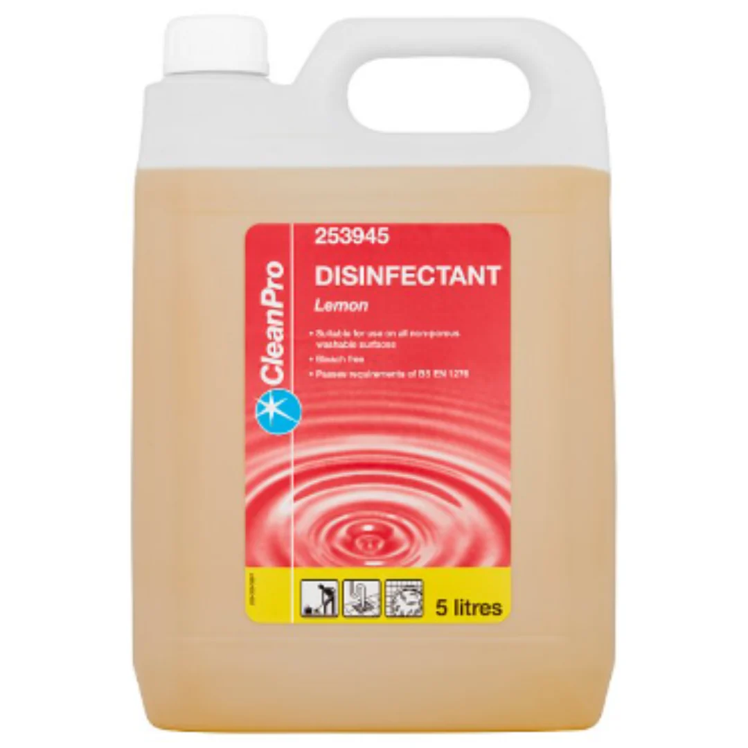 CleanPro Lemon Disinfectant 5 Litres x Case of 1