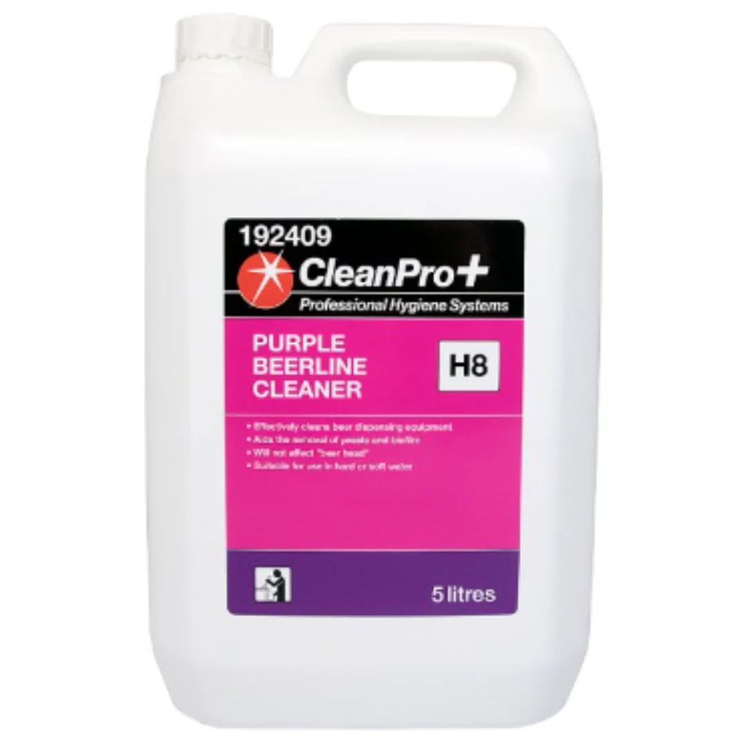 CleanPro+ Purple Beerline Cleaner H8 5 Litres x 1