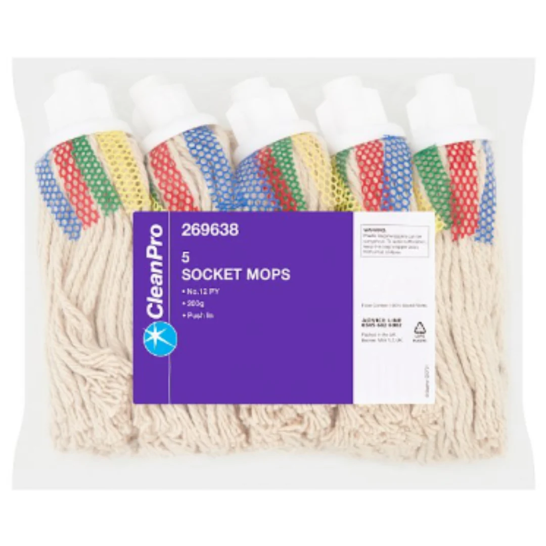 CleanPro 5 Socket Mops 200g x Case of 7
