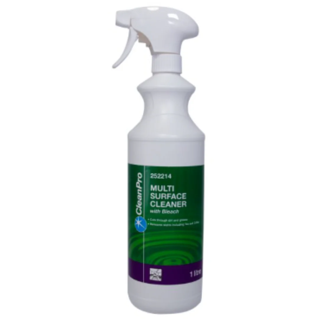 CleanPro Multi Surface Cleaner with Bleach 1 Litre x Case of 5
