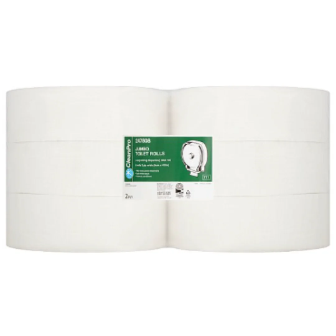 CleanPro Jumbo 6 Toilet Rolls x Case of 1
