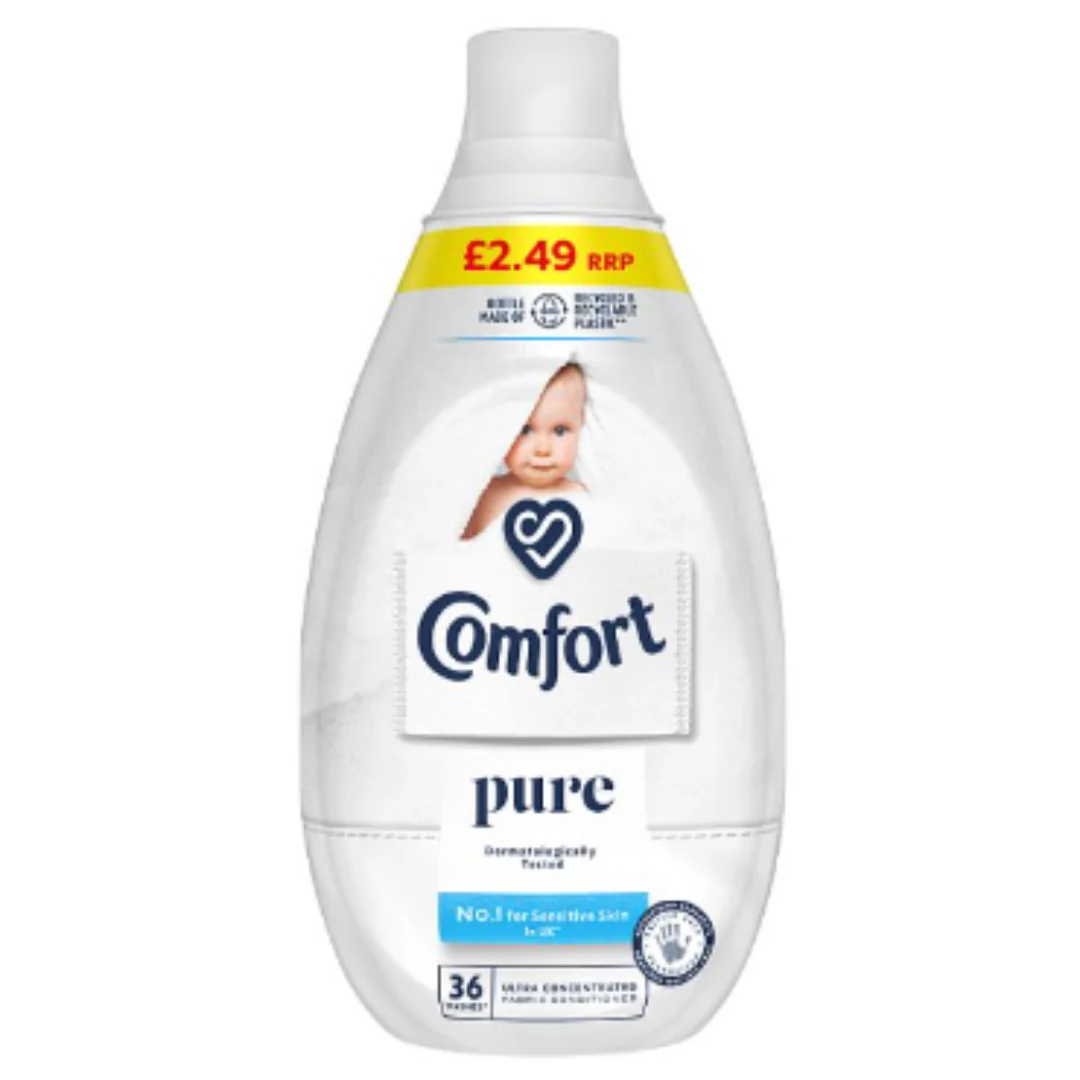 Comfort Ultra-Concentrated Fabric Conditioner Pure 36 Wash 540 ml x Case of 6