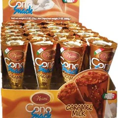 12x Cono Snack Caramel Cream 25gr