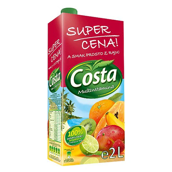 6x Costa Multiwitamina 2lt