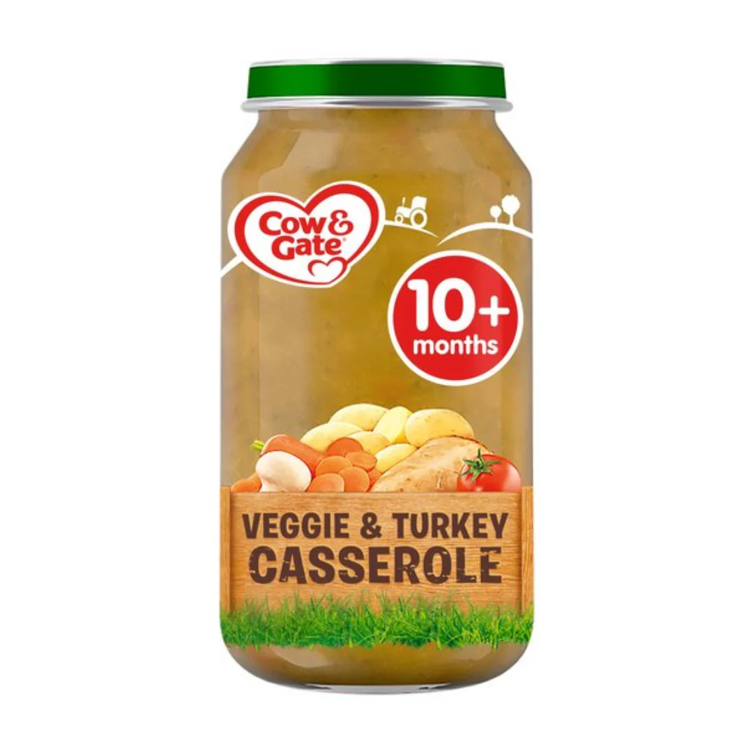 Cow & Gate Stage 3 Vegetable & Turkey Casserole 250gr