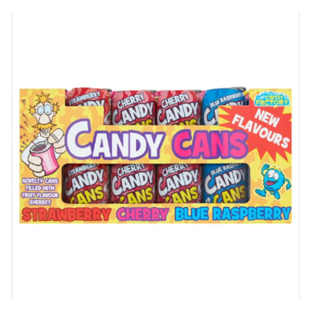 Crazy Candy Factory Candy Cans 36 x 13g x Case of 36