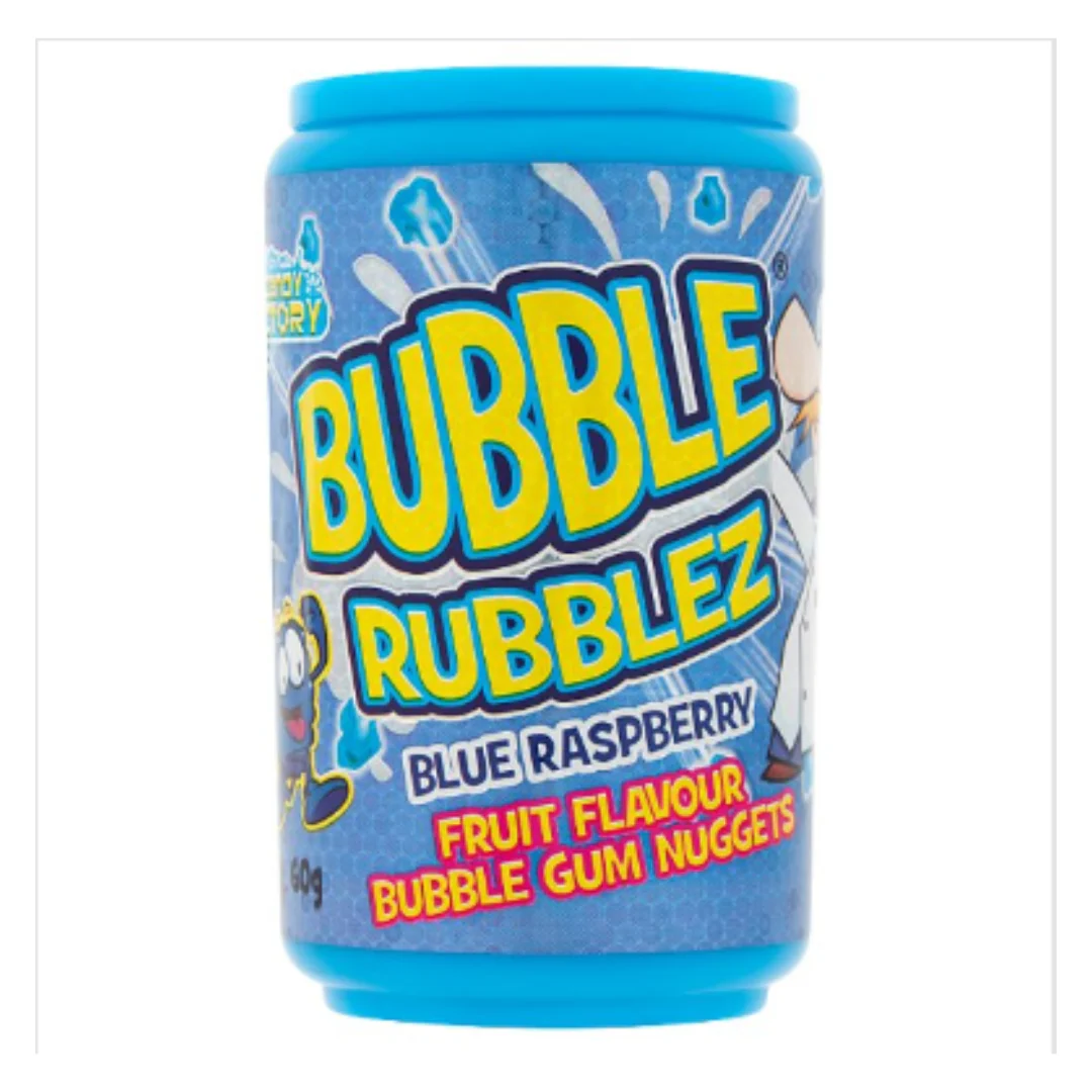 Crazy Candy Factory Candy Bubble Rubble Gum 12 x Case of 12