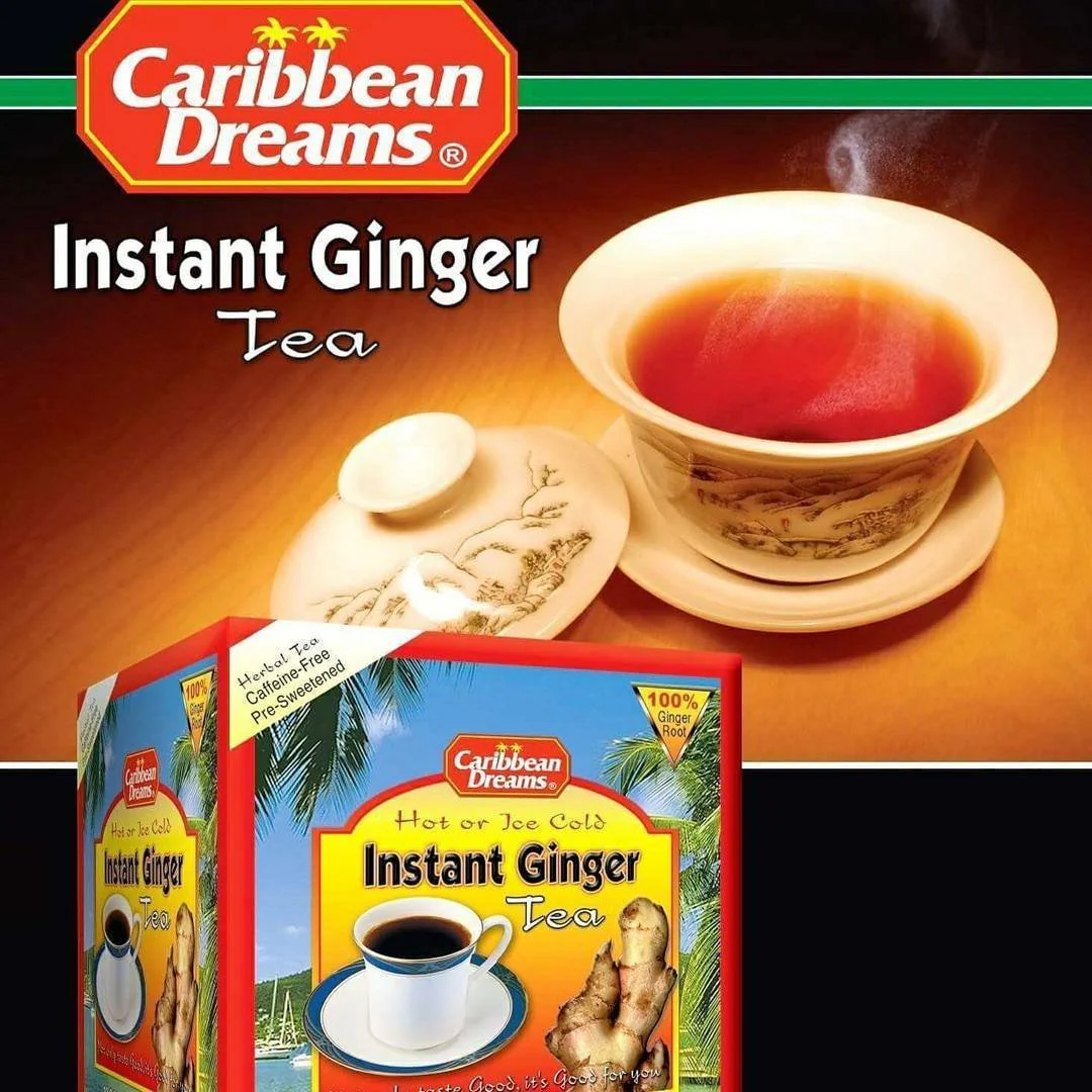 Caribbean Dreams Instant Ginger Tea 6 x 20’s