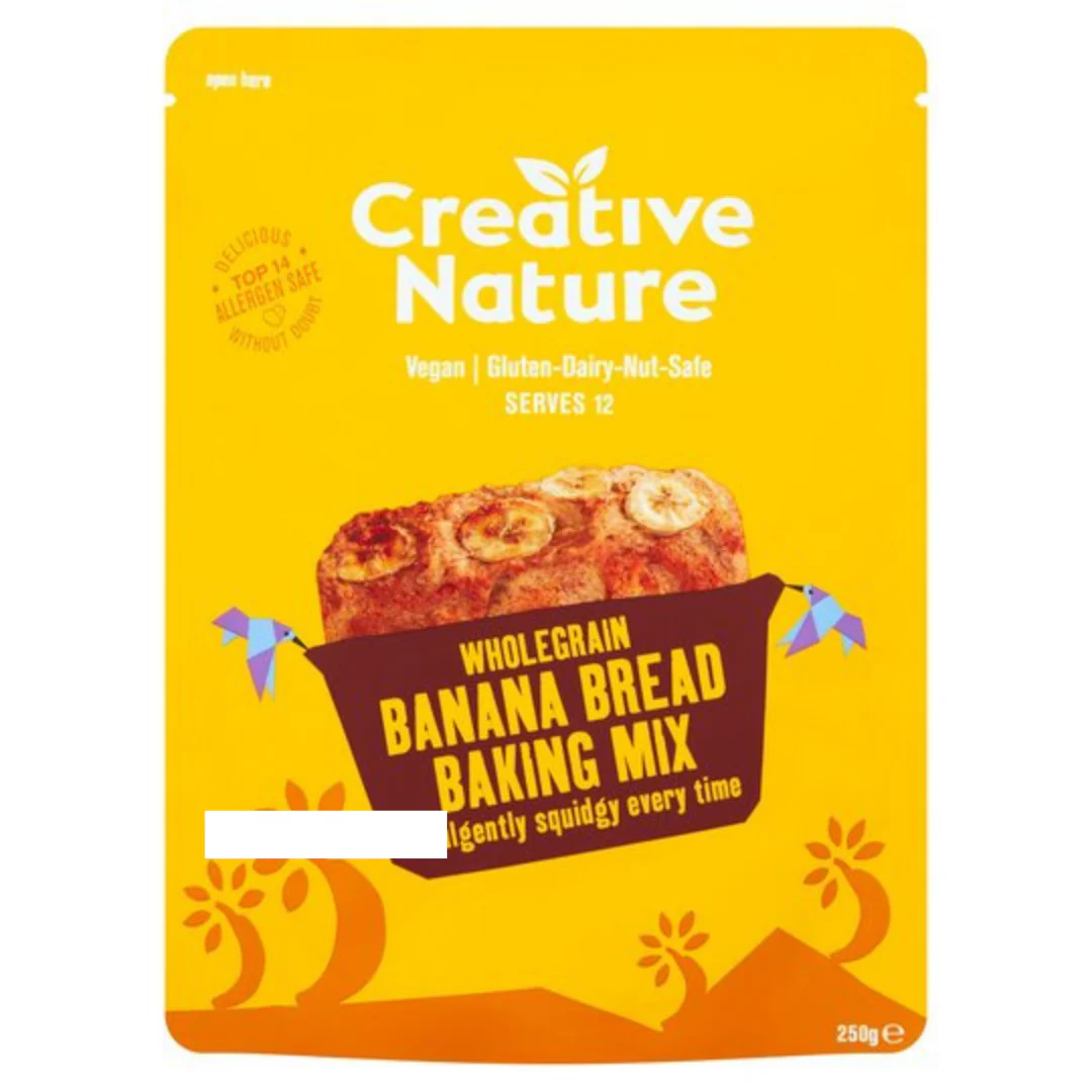 Creative Nature Wholegrain Banana Bread Baking Mix 250gr
