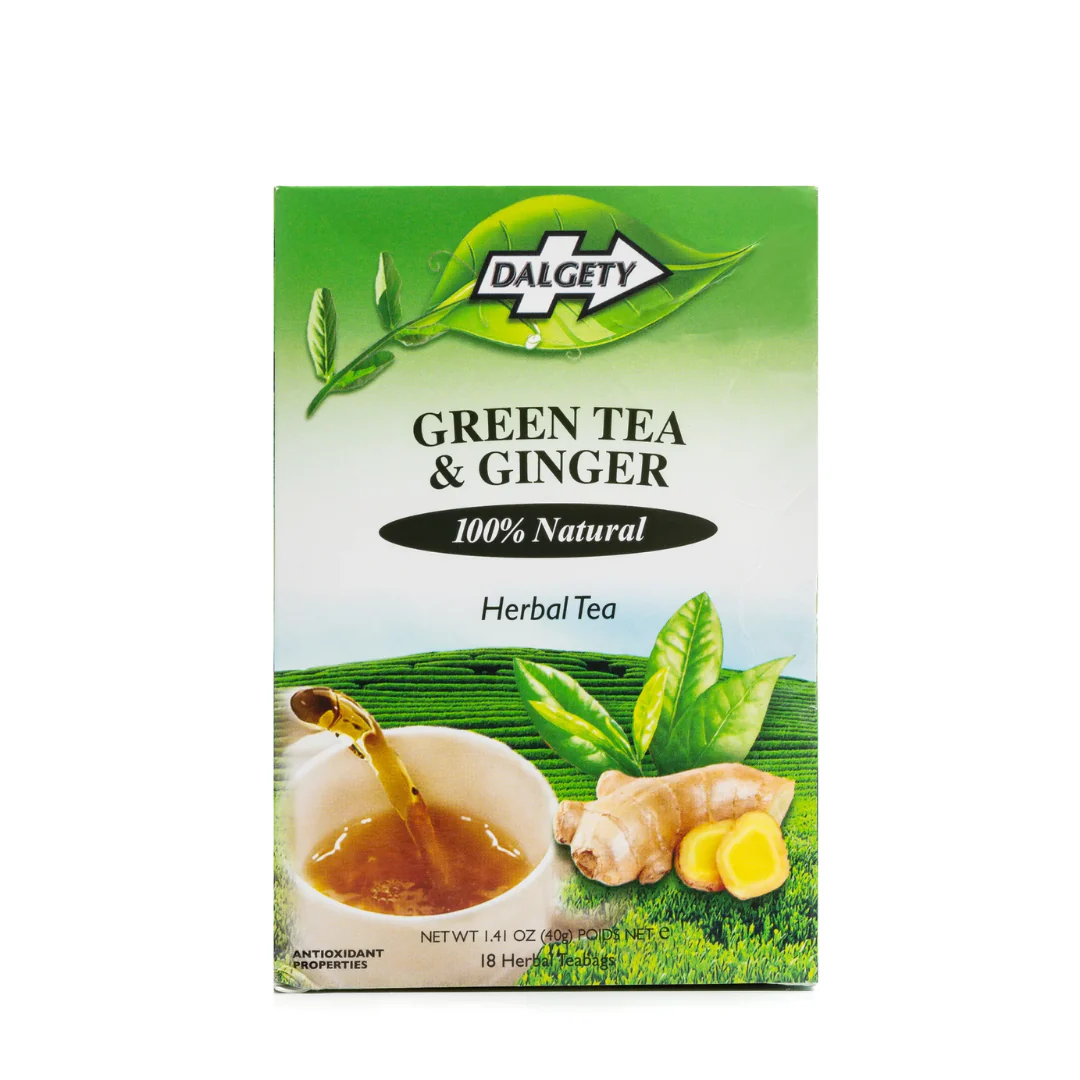 Dalgety Green Tea & Ginger 6 x 40g