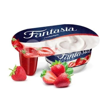12x Danone Fantasia Truskawkami 118g