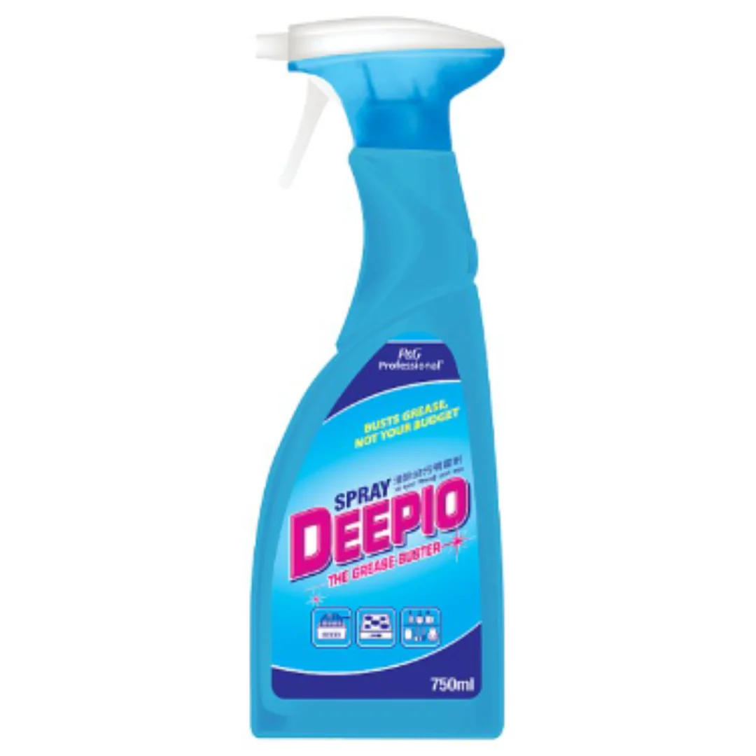 Deepio Professional Kitchen Degreaser Spray 750ML x 6