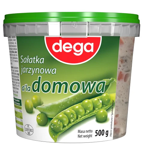 6x Dega Salatka Jarzynowa Domowa 500g