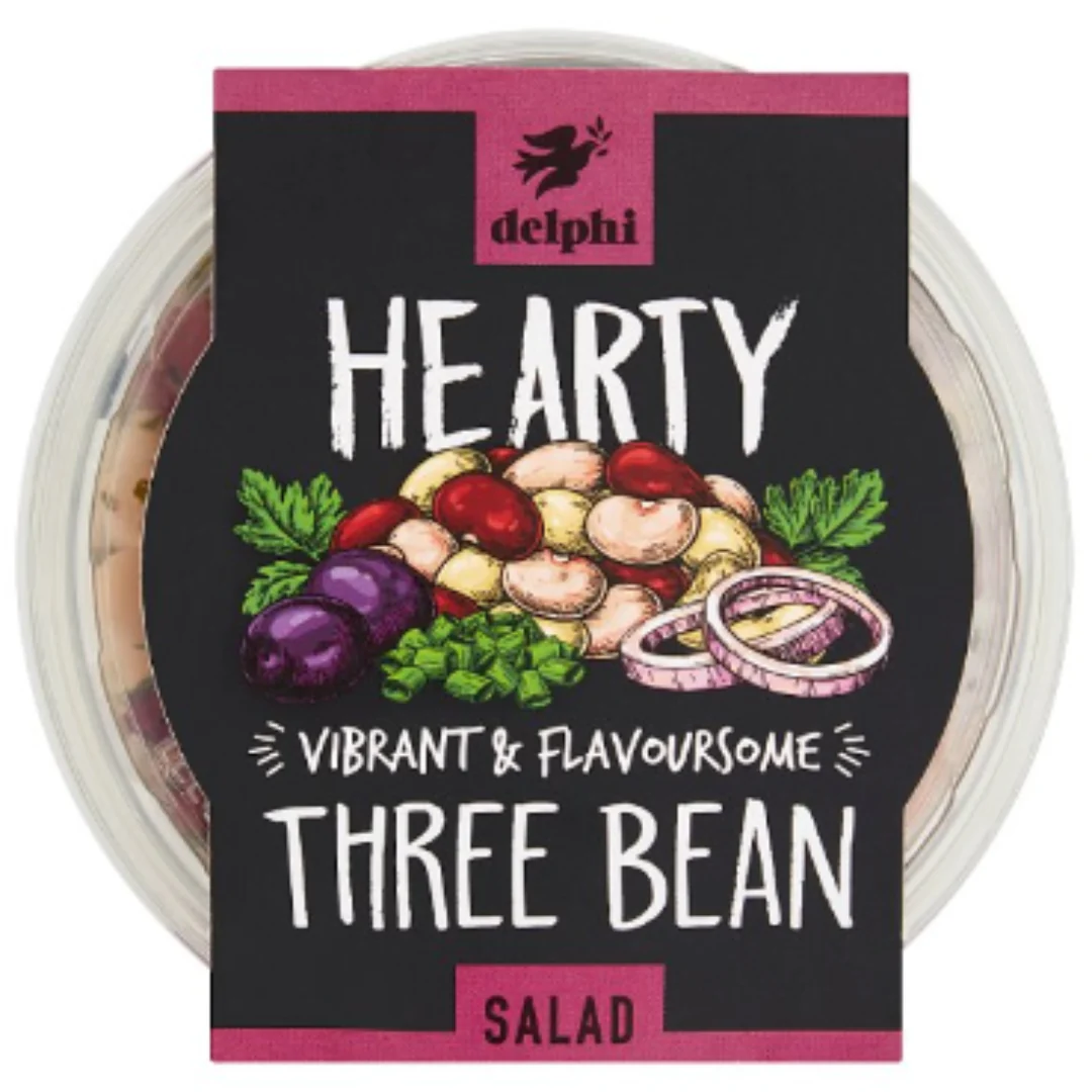 Delphi Hearty Vibrant & Flavoursome Three Bean Salad 220g x 1