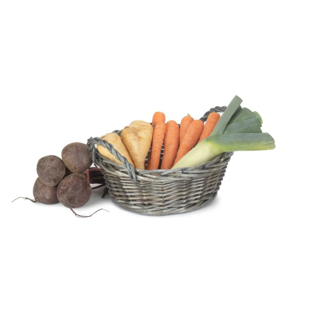 Small Round Antique Wash Display Tray With Plastic Lining