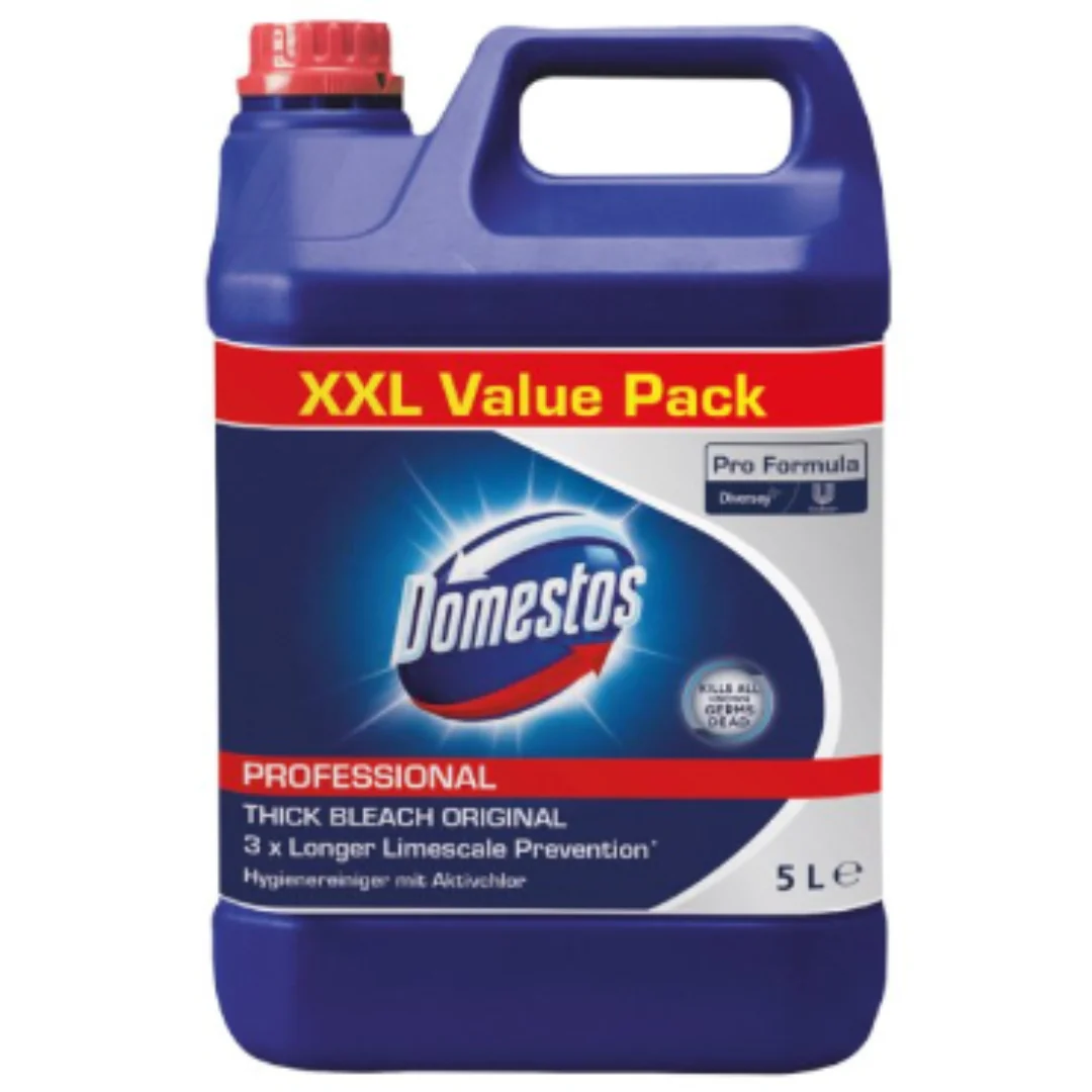 Domestos Pro Formula Professional Thick Bleach Original 5L x 4