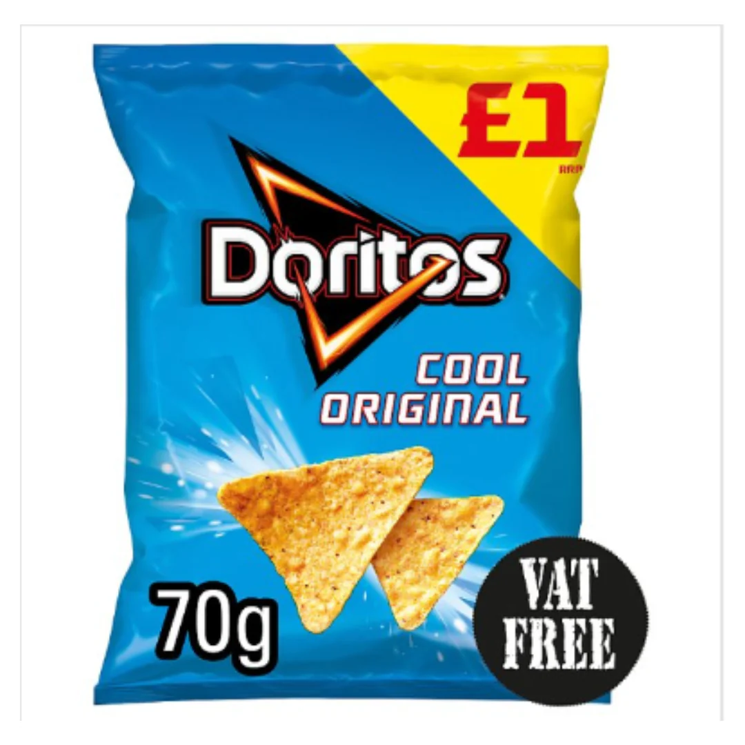 Doritos Cool Original Tortilla Chips 70g x Case of 15