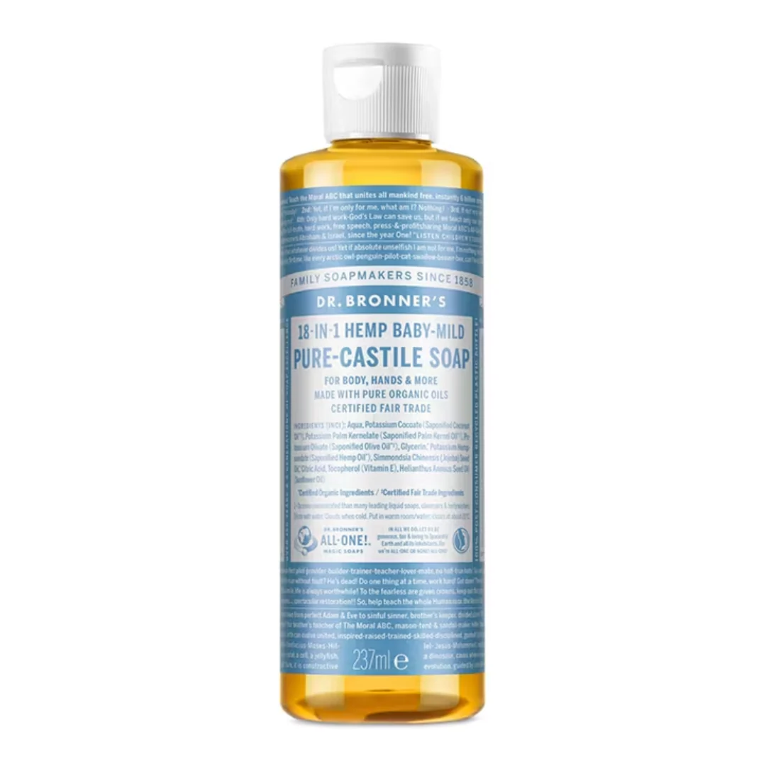 Dr Bronner's Baby Unscented Pure-Castile Liquid Soap237ml