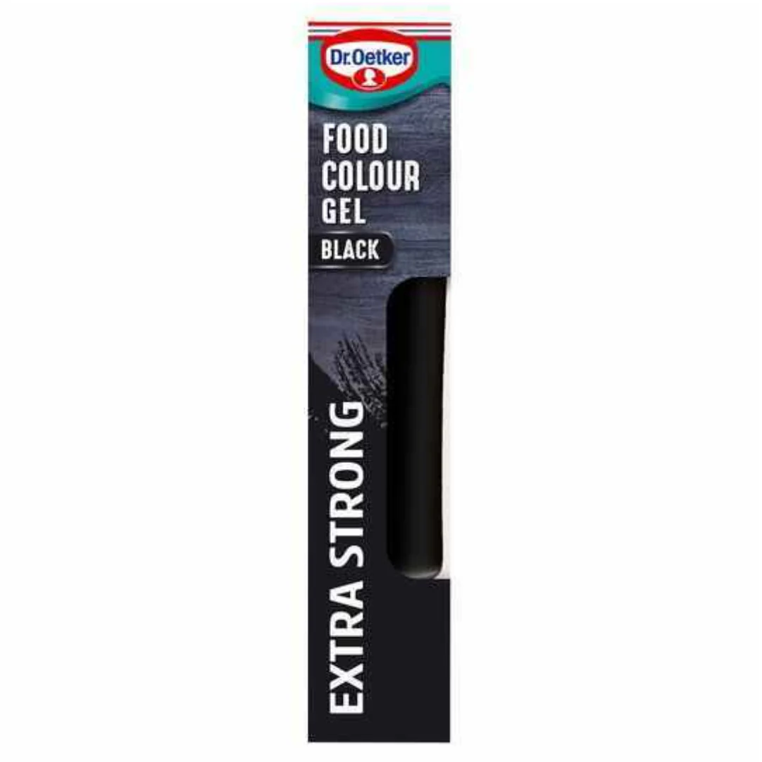 Dr. Oetker Extra Strong Black Food Colour Gel 15gr