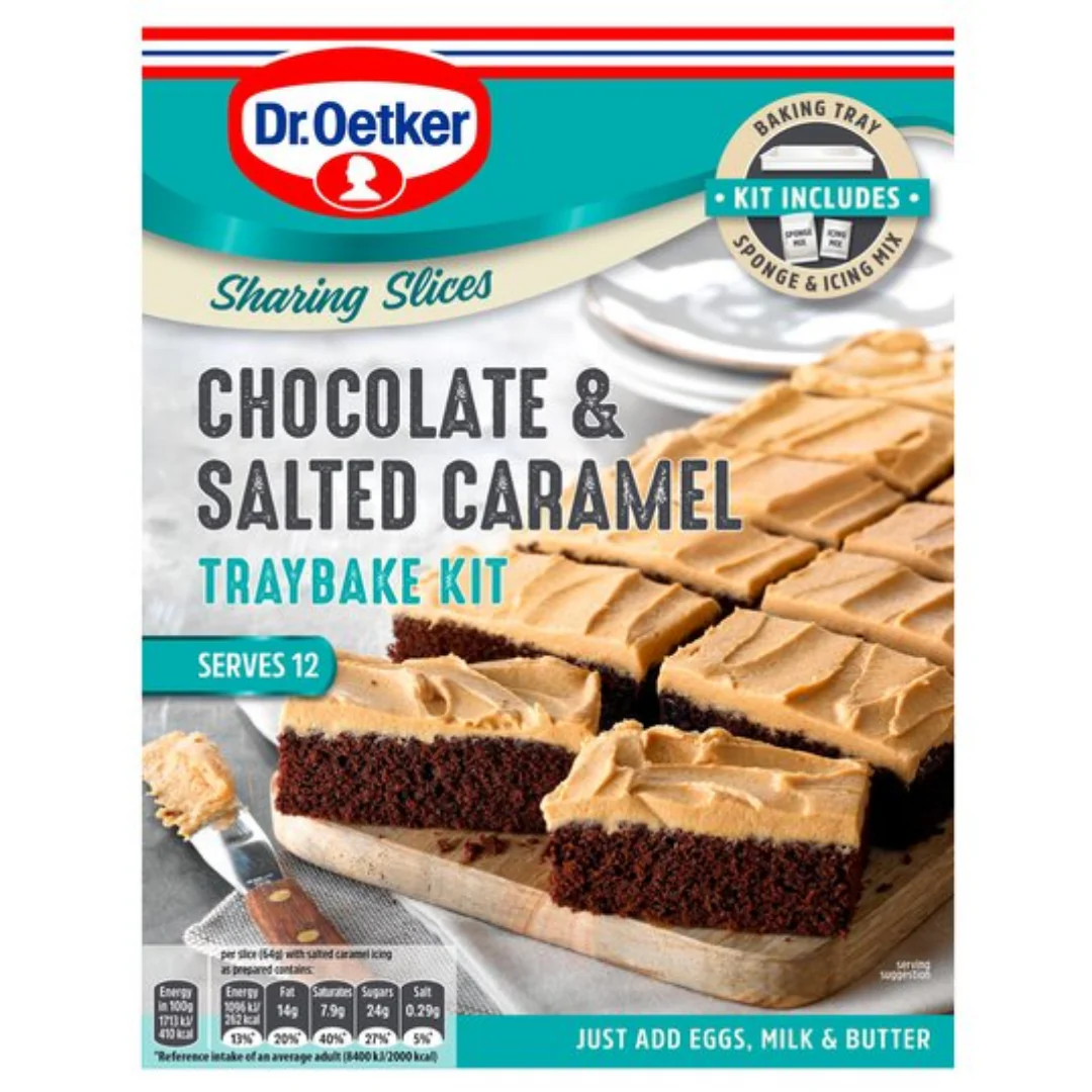 Dr Oetker Chocolate Salted Caramel Tray Kit 425gr