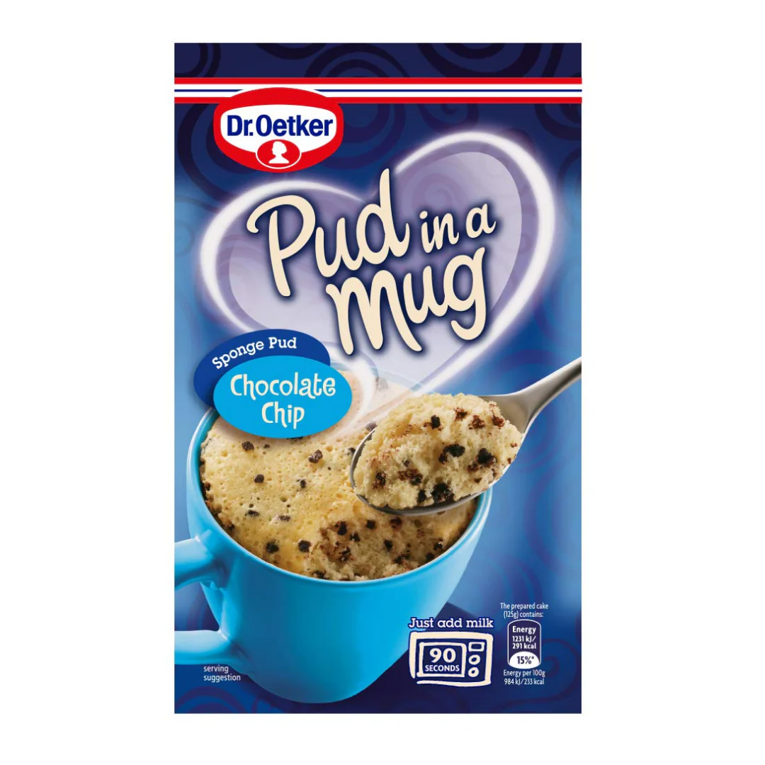 Dr Oetker Chocolate Chip Pudding In A Mug 65gr