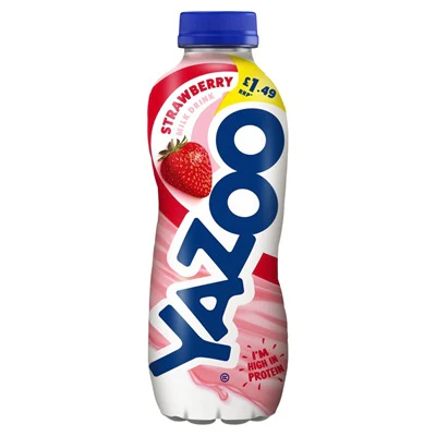 10x Yazoo Strawberry Milk Drink 400ml