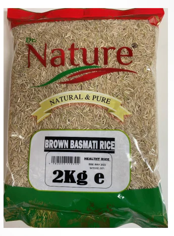 Dr. Nature Brown (Healthy) Basmati Rice 2kg x 6 pack