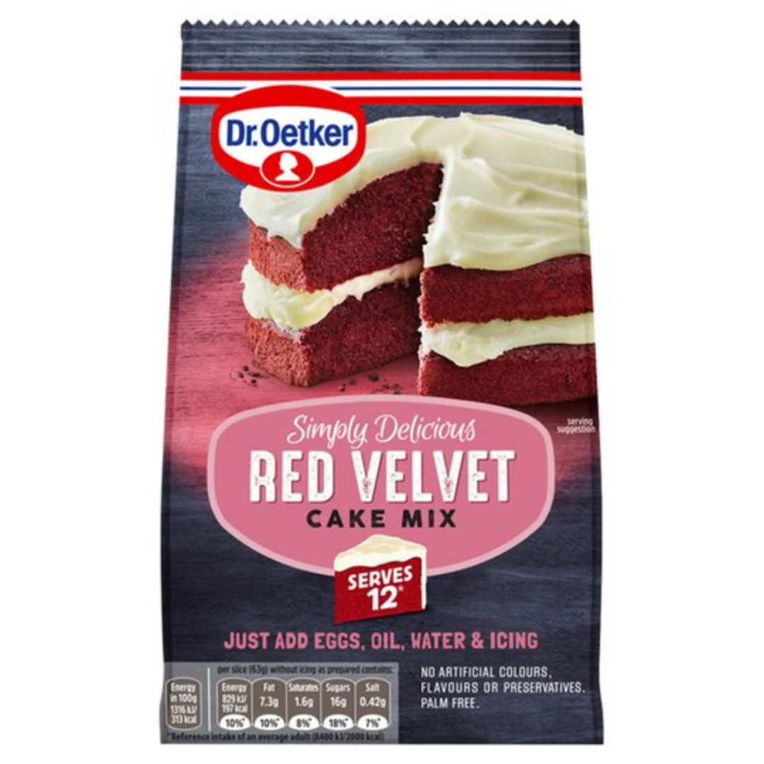 Dr. Oetker Red Velvet Cake Mix 425gr