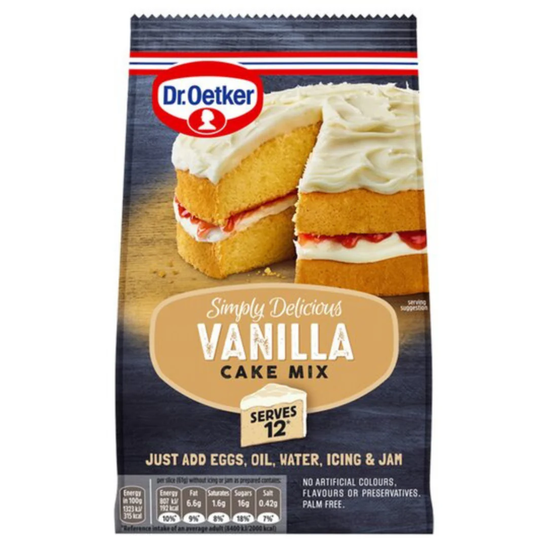 Dr. Oetker Vanilla Cake Mix 420gr