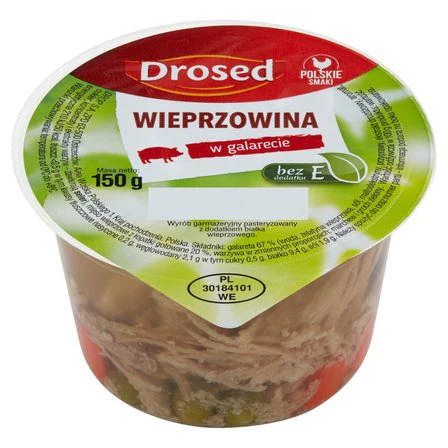 12x Drosed / Kos Wieprzowina W Galarecie 150gr